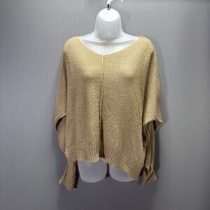 ANDTHEWHY Sz M/L Knit Sweater Oversized Cover Up